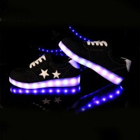 Women 7 colors LED Light color changing shoes